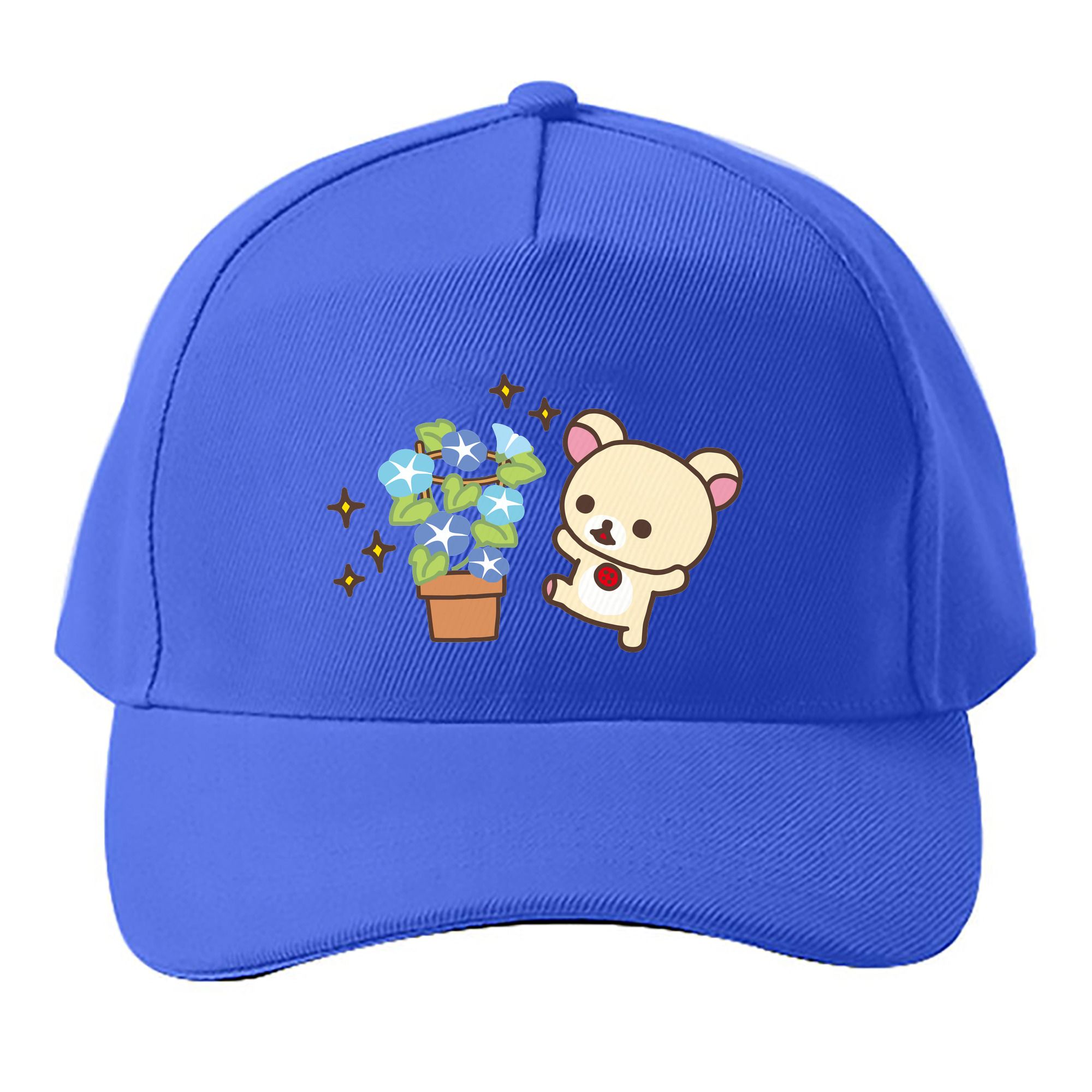 （画像用） リラックマ リラックマ キイロイトリ Rilakkuma Korilakkuma Kiiroitori ベースボールキャップ 綿100％ 男女兼用 帽子 スポーツ